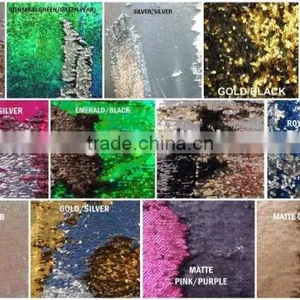 Gold Softtextile Sequin Fabric thumbnail-5