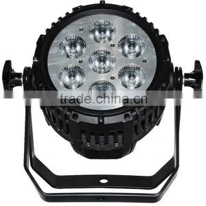 Best Selling Die Cast Aluminum CE Led Par Light 7x10w RGBW 4 in 1 Mini Outdoor Waterproof IP65 Lamp Led Par Can Light thumbnail-3
