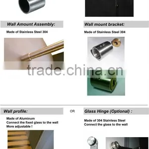 Frameless Walk-in Shower Door (KD8006) thumbnail-2