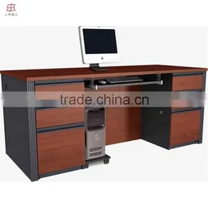 Modern Cheap Wooden Ergonomic Computer Desk thumbnail-1
