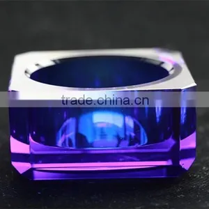 Nice Color Crystal Glass Sugar Bowl With Lit for Home Decoration thumbnail-5