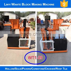 WT1-25 Manual Interlock Block Making Machine Price thumbnail-3