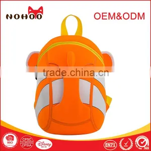 NOHOO Ultra-light Colorful Waterproof Neoprene Student Cartoon Kids School Bag Supplier's Choice thumbnail-2