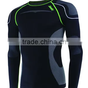 2016 New Style Men's Compression Seamless Long Shirt thumbnail-1