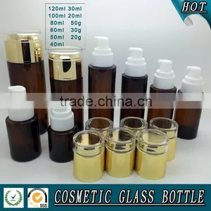 Hot Saling Green Red Colored Cosmetic Glass Bottle and Cosmetic Glass Jar Quality Choice thumbnail-4