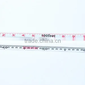 100FT Long Distance Professional Hand Tools Round PVC Fiberglass 30m Tape Measure With Your Logo Sticker thumbnail-5