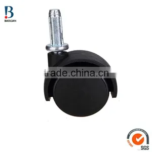 ISO Certificated China 1.5" Removable Double Plastic Small Caster Wheels for Cleaner thumbnail-3
