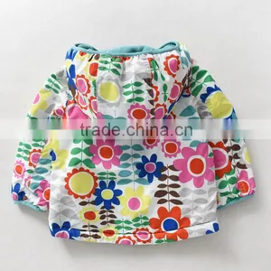 Winter Children Printed Coat Fancy Winter Girls Hooded Coats thumbnail-2