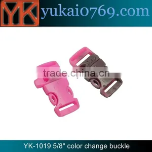Yukai 5/8" Plastic Slide Whistle Buckle/plastic Bag Side Release Buckle thumbnail-3