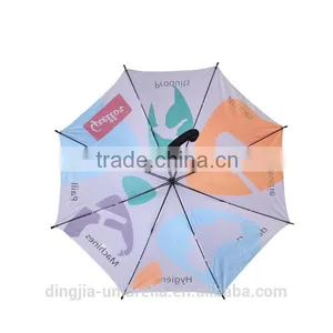 Customized Logo Printed Parasol Sun Umbrella thumbnail-2