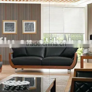 Modern Wood Fabric Sofa thumbnail-1