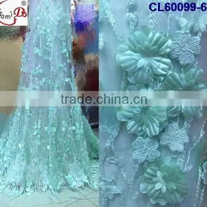 CL60099 Modern Design Good Quality 3d Flower Lace Embroidered Fabric,african French Lace Fabric thumbnail-1