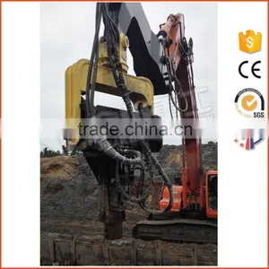 High Quality Vibratory Pile Driver Machine Hydraulic Vibratory Post Driver For Excavator thumbnail-4
