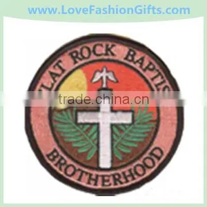 Embroidered Flat-Rock-Baptist Patches/Badge thumbnail-1