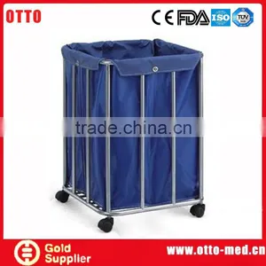 Stainless Steel Hospital Cleaning Trolley thumbnail-1