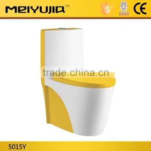 Hot Sale Bathroom Washdown One Piece Colored Toilet M5834 thumbnail-6