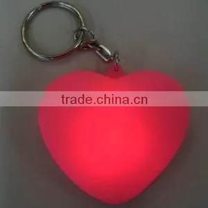 Led Keychain,heart Keychain,flashing Heart Keychain,promotion Gift thumbnail-1