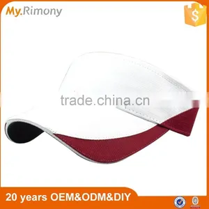 100% Polyester Mesh Cheap Promotional Sun Visor Hat thumbnail-1