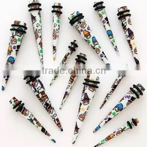 Fashion Cheat Ear Plugs Fake Ear Tape Cheater Plugs Ear Piercing Jewelry thumbnail-3