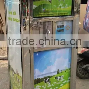 High Quality Electric Fresh Milk Dispenser Vending Machine, Coin Automatic Milk Vending Machine With Refrigerating thumbnail-5