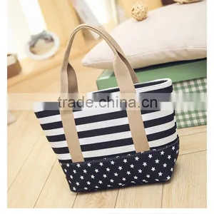 Fashion Style Foldable Tote Bag 2016 Beach Bags Canvas thumbnail-4