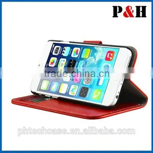 Favorites Compare Leather Case for Iphone6/plus,new Arrival Wallet Flip Leather Case for IPhone 6 thumbnail-2