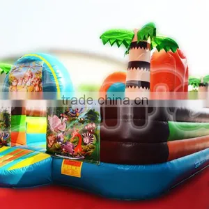 Customized Inflatable Jungle Animal Park, Inflatable Fun City thumbnail-1