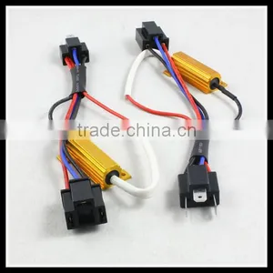 50W H4 LED Error Canceller H4 LED Warning Canceller Decoder Cables Wiring Harness thumbnail-1