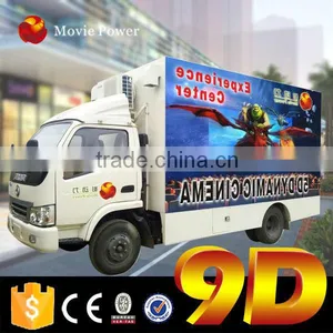 Transportable 9d Trailer Cinema With Good Carrying Capacity thumbnail-3