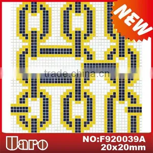 Glass Mosaic Tile/ Chain Pttern Mosaic Mural thumbnail-1