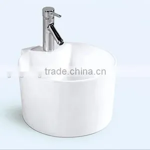 Y130 Get Free Sanitary Ware Top Wash Basin Guangzhou Canton Fair Ceramic thumbnail-1