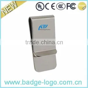 Silk Printing Stainless Steel Money Clip thumbnail-1