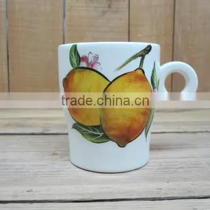Wholesale Cheap Plain Ceramic Mugs With Fruit Print thumbnail-1