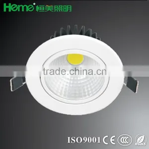 Silver LED Lux Round 9W 12W COB Ceiling Recessed Mount Down Light thumbnail-1