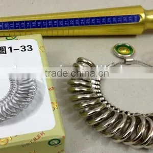 Jewelry Tools A Set of Ring Sizes and Ring Size Stick thumbnail-1