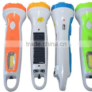 JA-1926 JA-1927 Solar Led TORCH With 2W COB Side Light thumbnail-1
