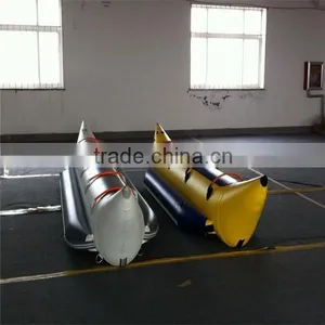 Durable 0.9mm PVC Material Inflatable Water Banana Boat thumbnail-1