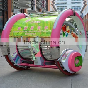 High Quality Outdoor Playground Theme Park 360 Degree Rotating Happy Le Bar Car Rides for Sale thumbnail-2