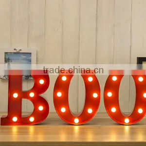 Decorative Plastic and Wood Letters Led Sign thumbnail-3