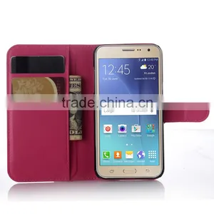 Wholesale Folio Stand Case for Samsung GALAXY J3 PU Leather Flip Cover With Wallet thumbnail-6