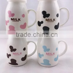 Ceramic Milk Bottle/porcelain Milk Tumbler Without Handle/storage Cup Water Cup thumbnail-1