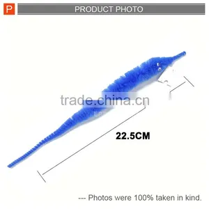 Funny Colorful Magic Soft Worm Game Toy thumbnail-5