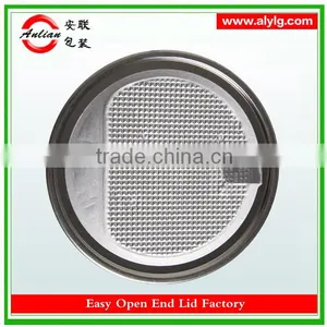 China Newest Design Full Aperture Style Milk Powder Aluminum Easy Open Peel Off End thumbnail-1