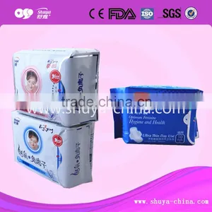 Soft Big Peforated Non-woven Top Sheet Sanitary Napkin thumbnail-1