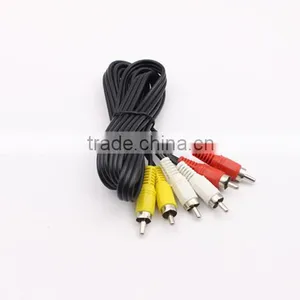 3 RCA Video Audio AV Component Converter Adapter Cable thumbnail-1