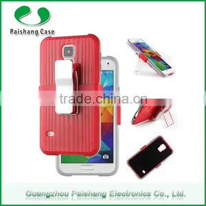 Factory Price Armor Phone Case TPU+PC Smartphone Support Clip for Samsung Galaxy Grand s3 s4 s5 Case thumbnail-1
