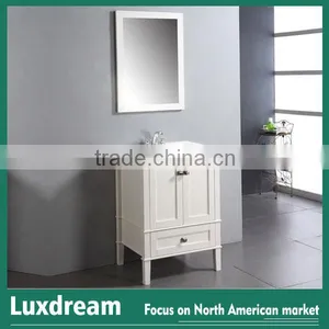 48 Inch Single Sink White Soild Wood Bathroom Vanities thumbnail-3
