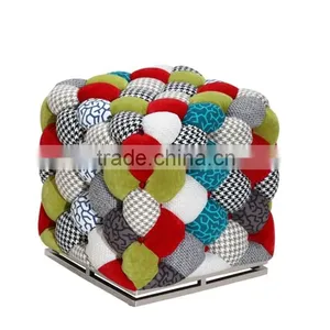 Hubble-bubble Patchwork Fancy Stools thumbnail-1
