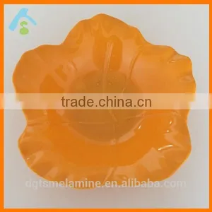 High Quality Flower Shaped Melamine Plate Set in Assorted Color thumbnail-3