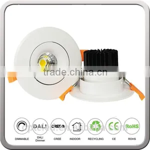Adjustable Ceiling Down Light Recessed COB LED Downlight 9W 12W in Black Finish thumbnail-5